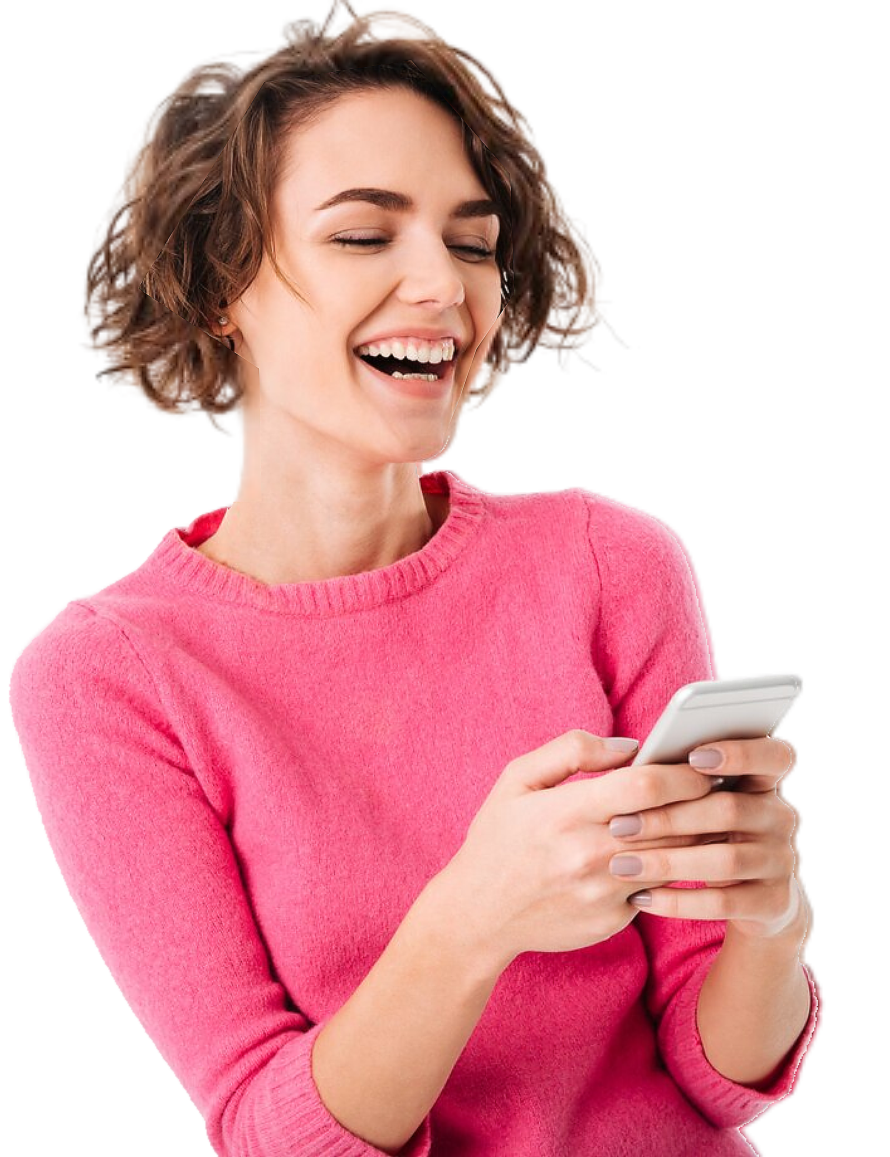 site_pratacell_mulher_celular